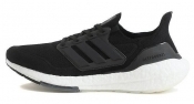 Adidas Ultraboost 21  Mens Shoes - Core Black / Core Black / Grey Four - 11.5