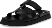 Steve Madden Mayven Womens Slide - Black Leather - 10