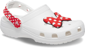 Crocs Kids Disney Minnie Mouse Classic Clog - White/Red - J3